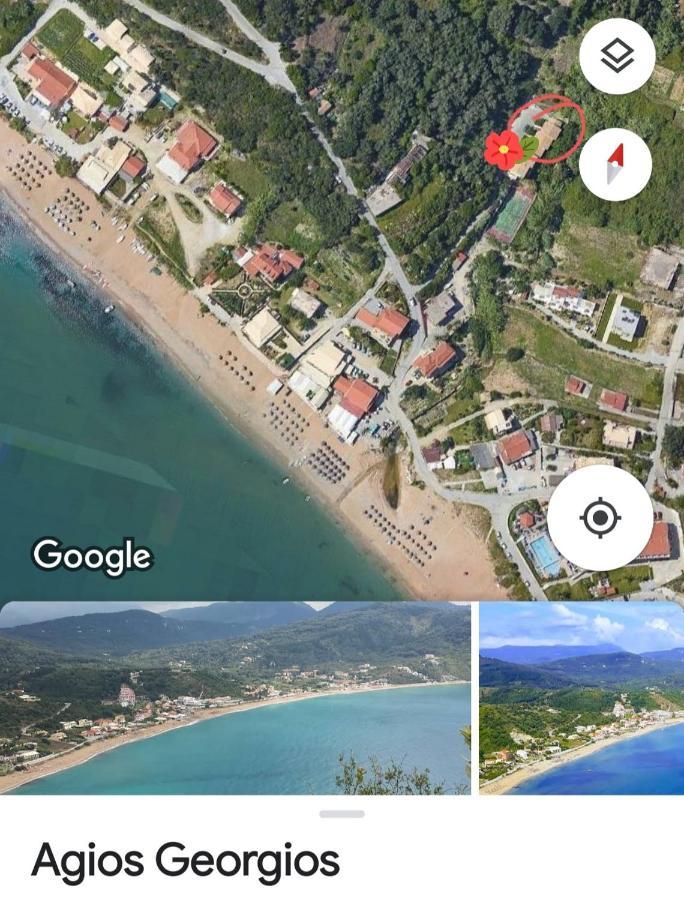 Corfu Escape Five Daire Agios Georgios Pagon Dış mekan fotoğraf